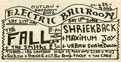 File:Handmade advert for The Fall & Smiths Electric Ballroom 1st concert.jpg
